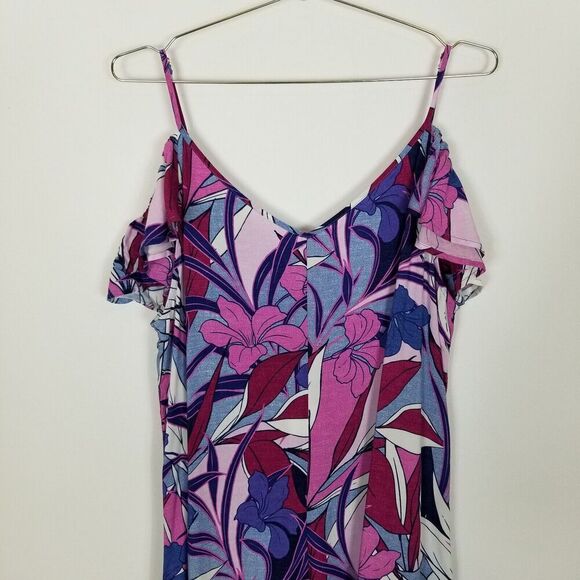TOMMY BAHAMA Women Oasis Blossoms Dress Sz XL Blue Monday Floral Beach Vaca - Picture 2 of 9